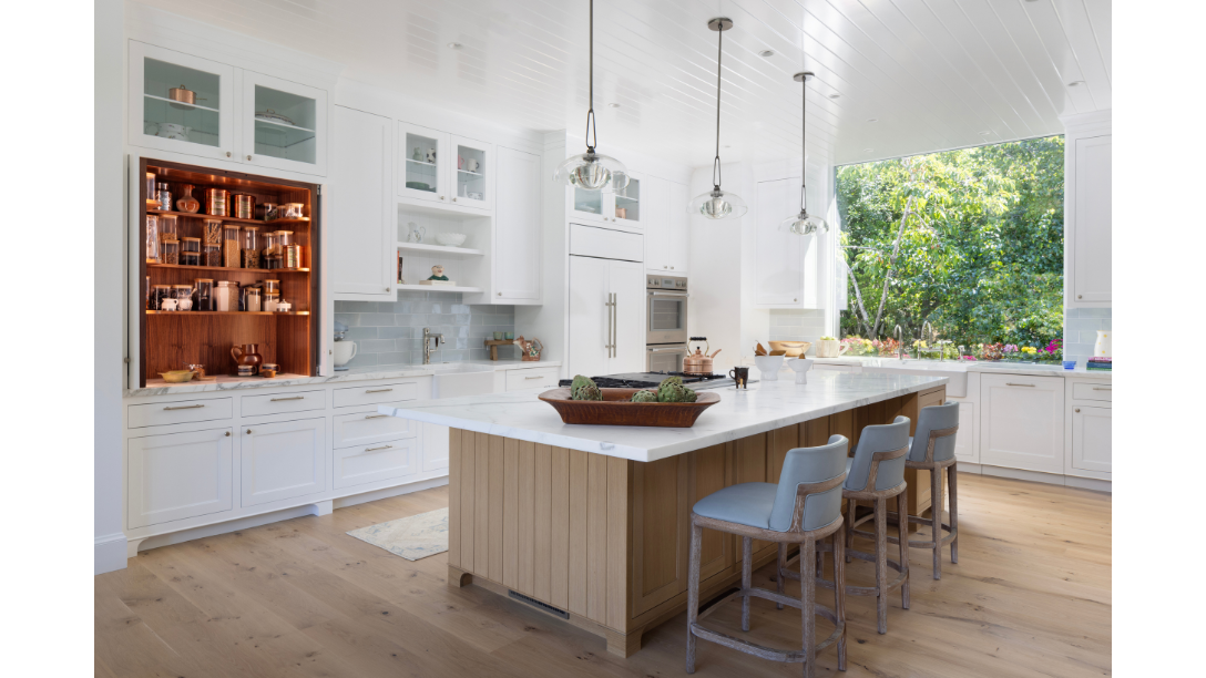 Lucas Valley home center island kitchen