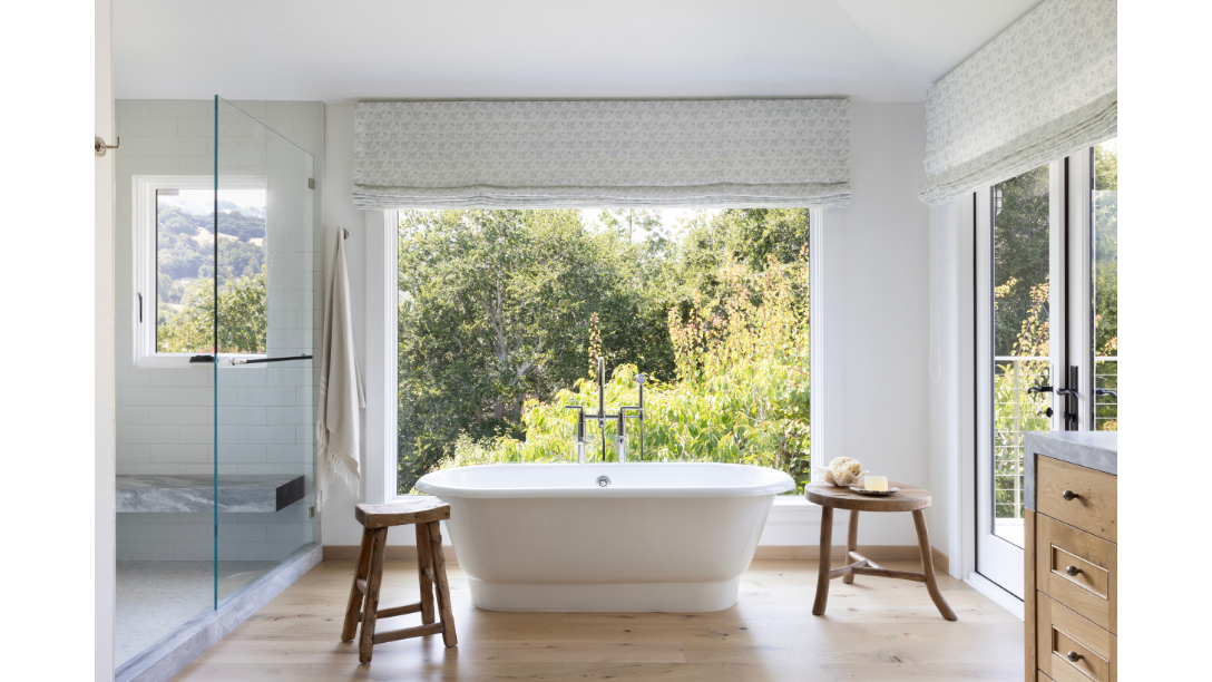 Bathroom and bathtub showcase